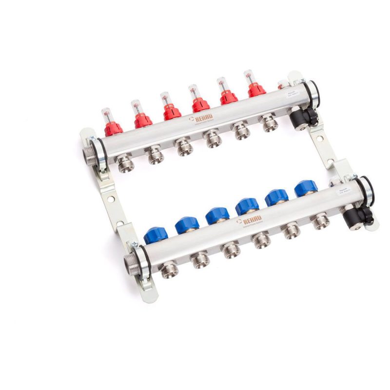 Distribuitor HKV-P 8 cai, racord 17 REHAU  14709601001